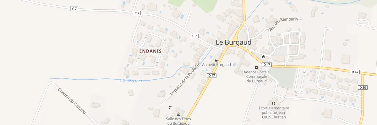 Plan du 12 Imp de la Poutcette au Burgaud