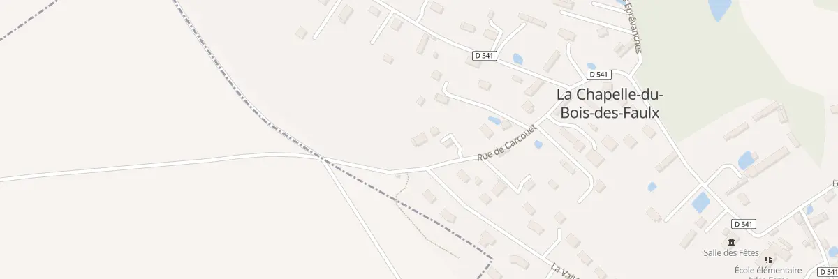 Plan du 12 Rue de Carcouet à La Chapelle-du-Bois-des-Faulx