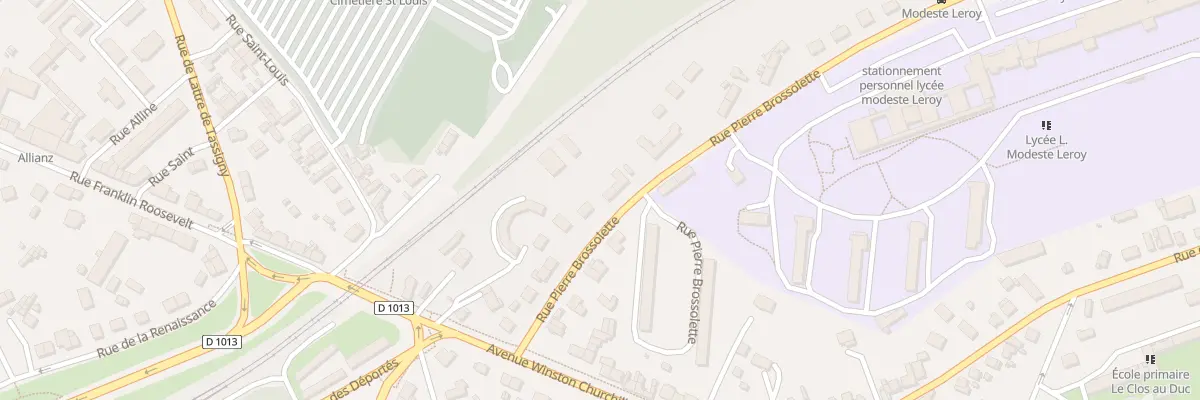Plan du 11B Rue Pierre Brossolette à Évreux