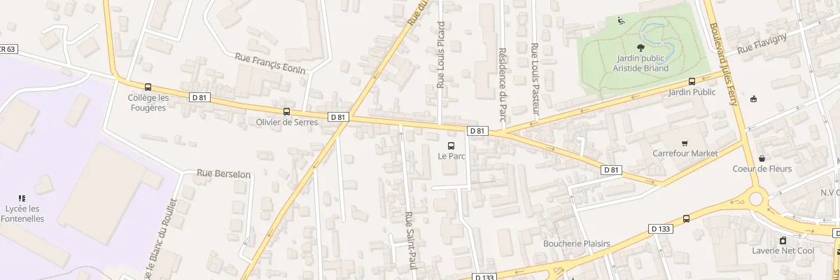 Plan du 54 Rue Massacre à Louviers