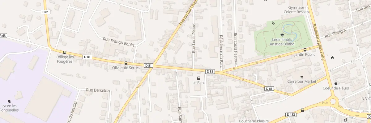 Plan du 43 Rue Massacre à Louviers