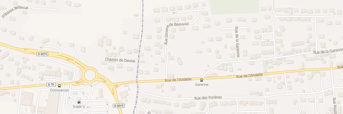 Plan du 2A Rue Simone de Beauvoir à Alizay
