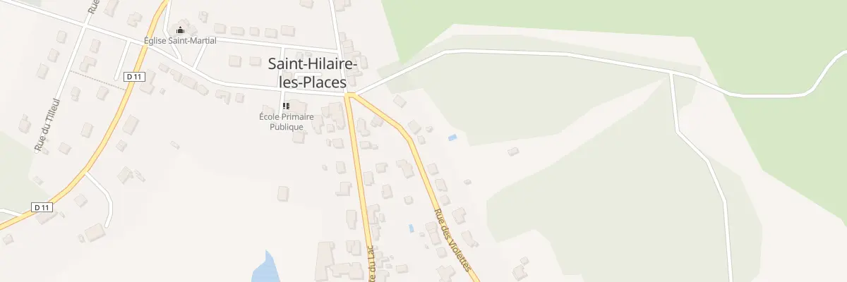 Plan du 3 Rue des Violettes à Saint-Hilaire-les-Places
