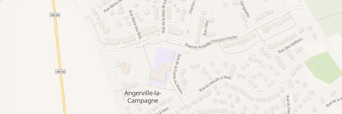 Plan du 1 Rue de la Fosse au Bossu à Angerville-la-Campagne
