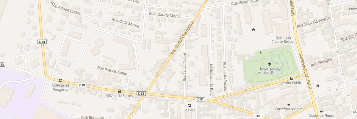 Plan du 14 Rue du Bal Champêtre à Louviers