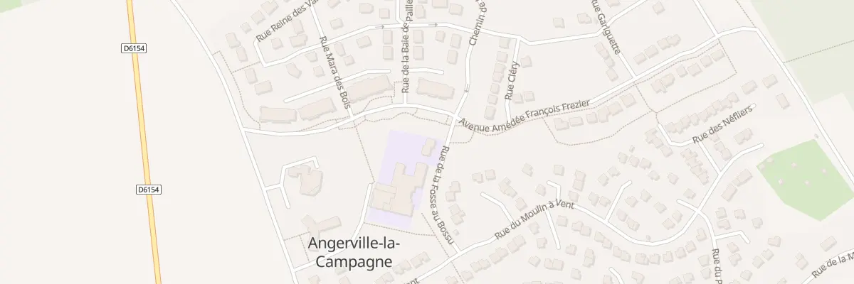 Plan du 3 Rue de la Fosse au Bossu à Angerville-la-Campagne