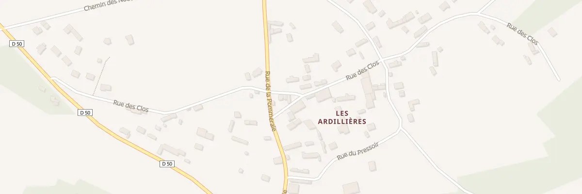 Plan du 10 Rue des Clos à Droisy