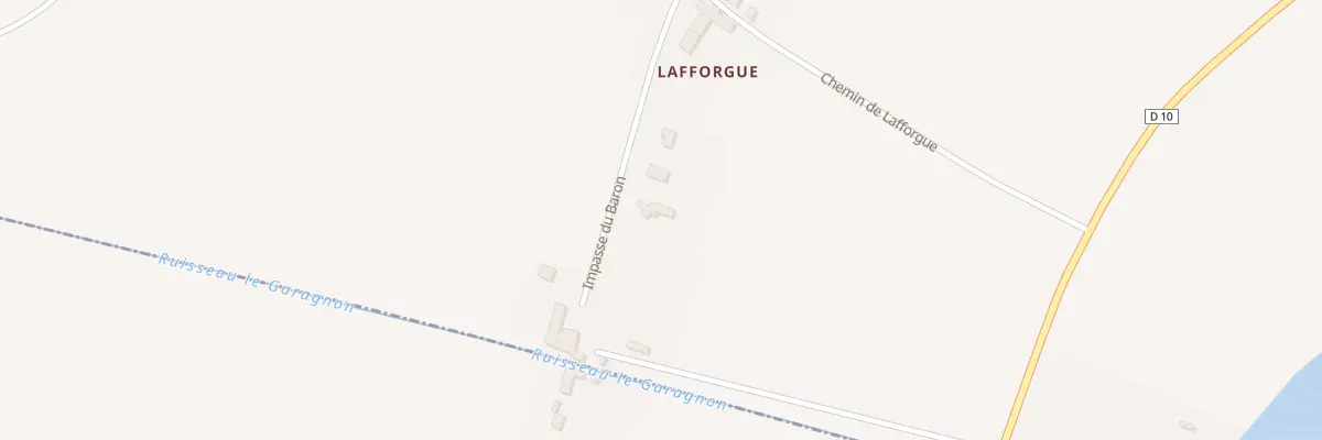 Plan du 5003F Lafforgue à Salles-sur-Garonne