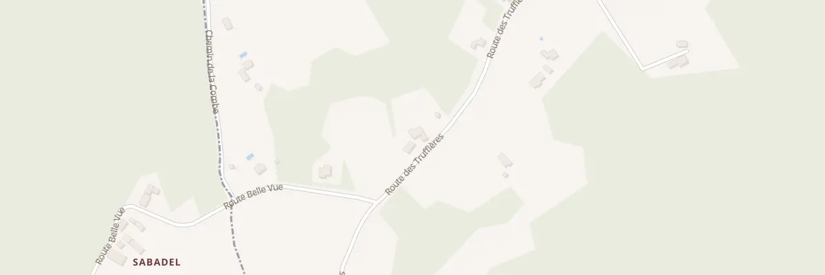 Plan du 2138 Rte des Truffières à Daglan