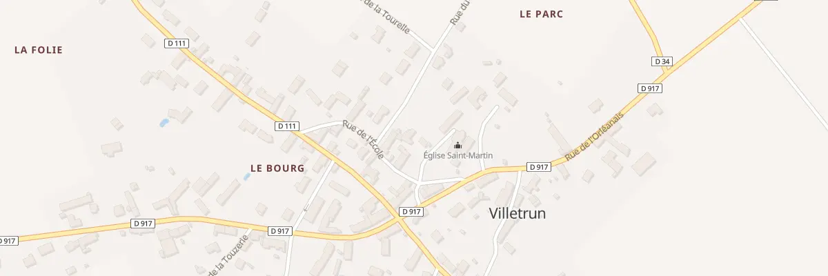 Plan du 1 Pl St Martin à Villetrun
