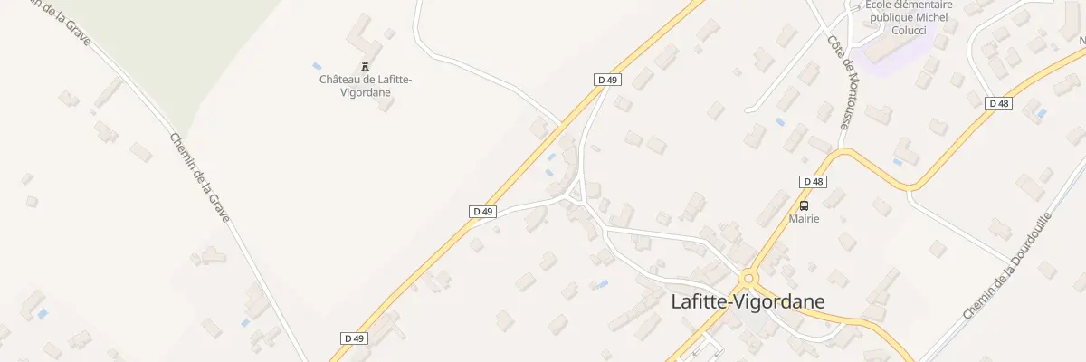 Plan du 158 Le Chateau à Lafitte-Vigordane