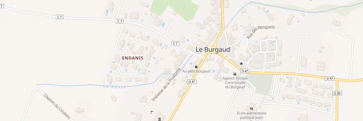 Plan du 8 Imp de la Poutcette au Burgaud