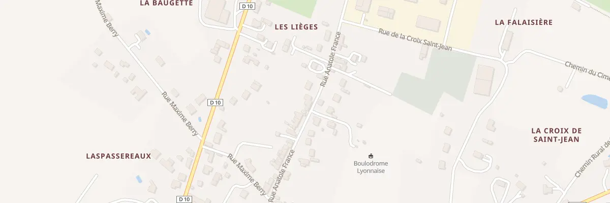 Plan du 29 Rue Anatole France à Bélâbre