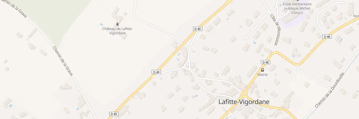 Plan du 157 Le Chateau à Lafitte-Vigordane