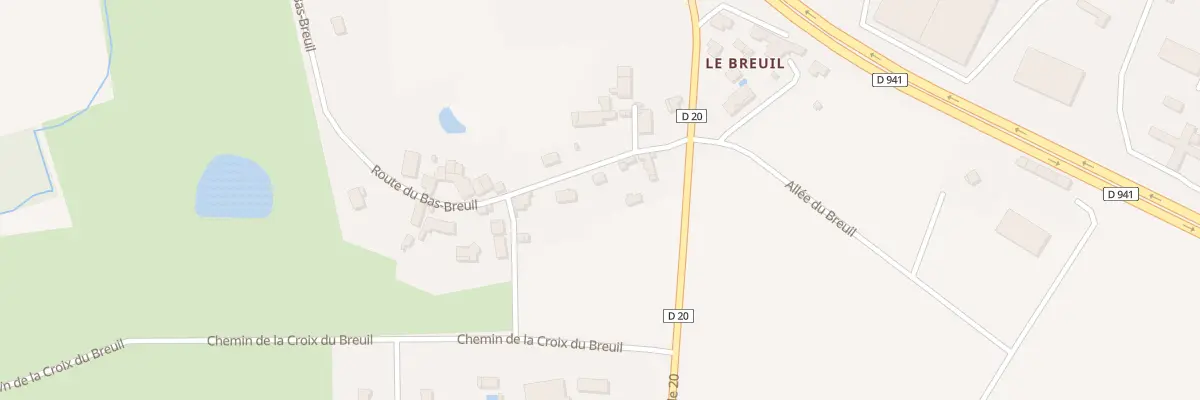 Plan du 3 Rte du Bas-breuil à Verneuil-sur-Vienne