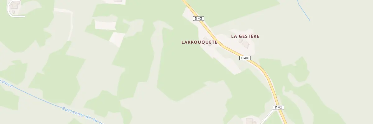 Plan du 5001F Larrouquete à Montberaud