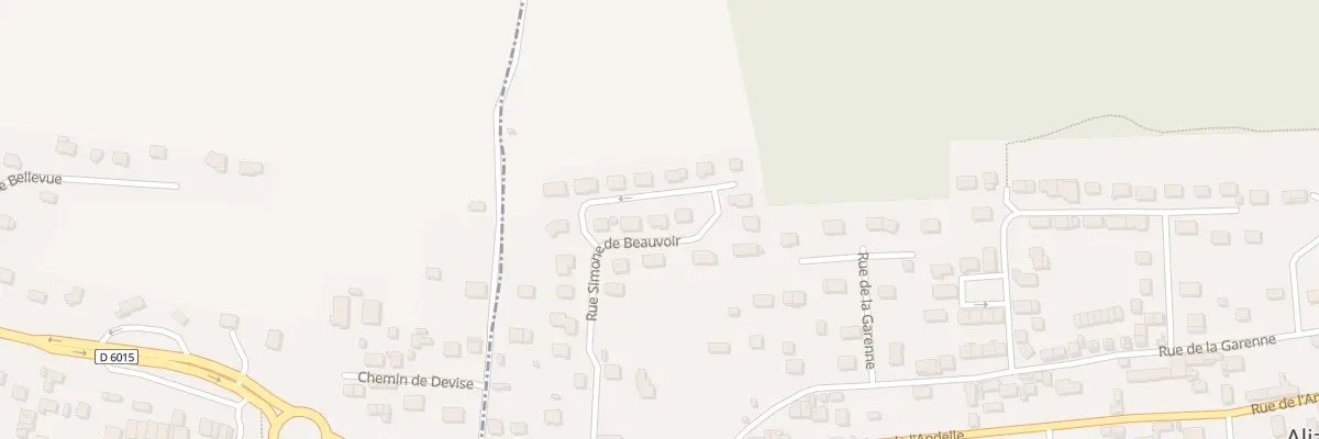 Plan du 15 Rue Simone de Beauvoir à Alizay