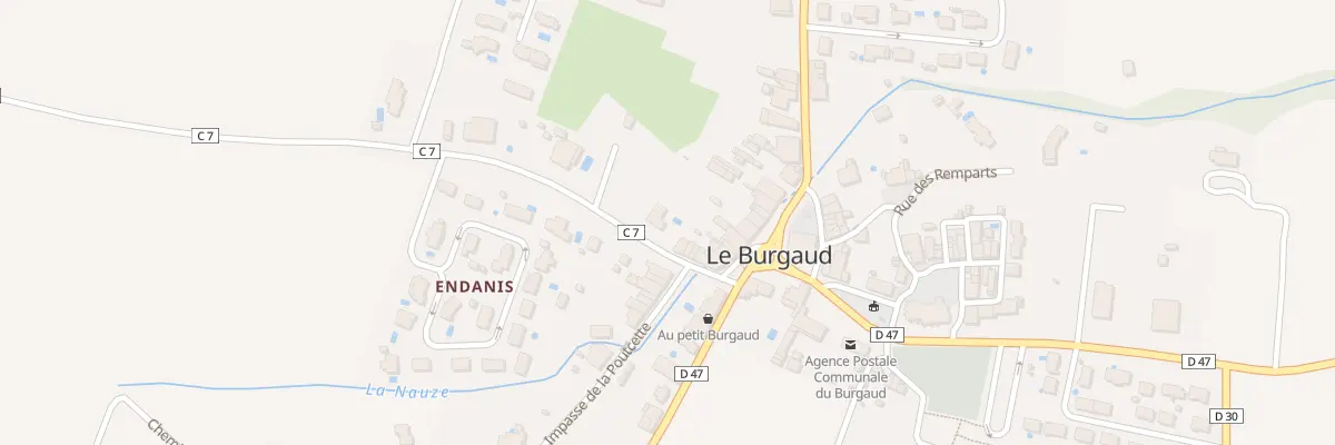 Plan du 10 Che de la Forêt au Burgaud