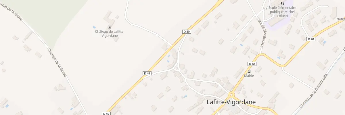 Plan du 155 Le Chateau à Lafitte-Vigordane