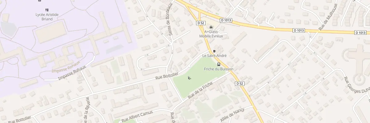 Plan du 53 Rue Bottolier à Évreux
