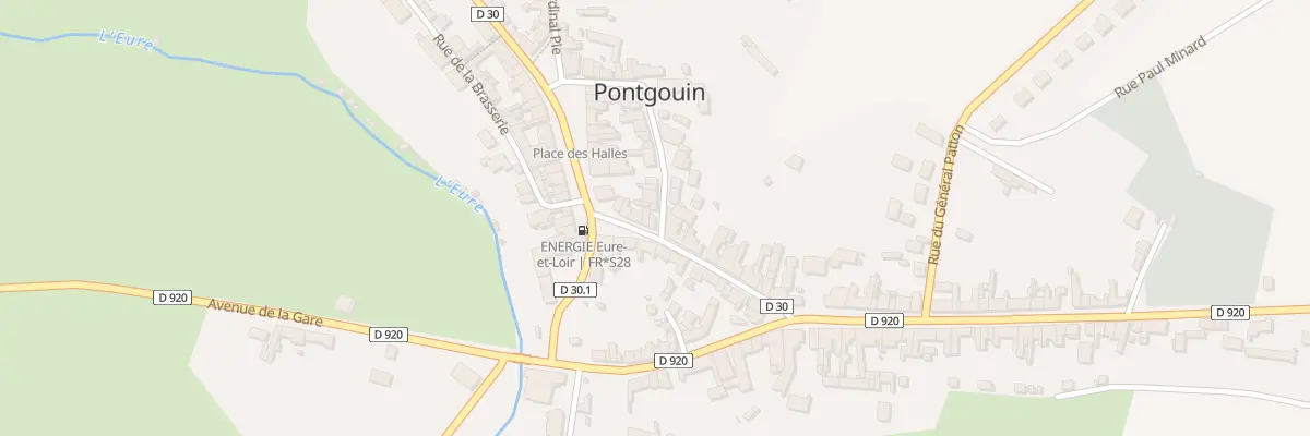 Plan du 7 Rue du Pont de l’Aumône à Pontgouin