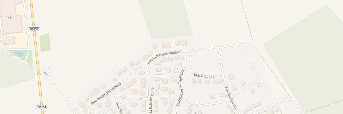 Plan du 18 Rue Reine des Vallées à Angerville-la-Campagne