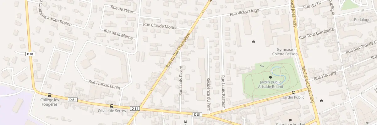 Plan du 10 Rue Louis Picard à Louviers