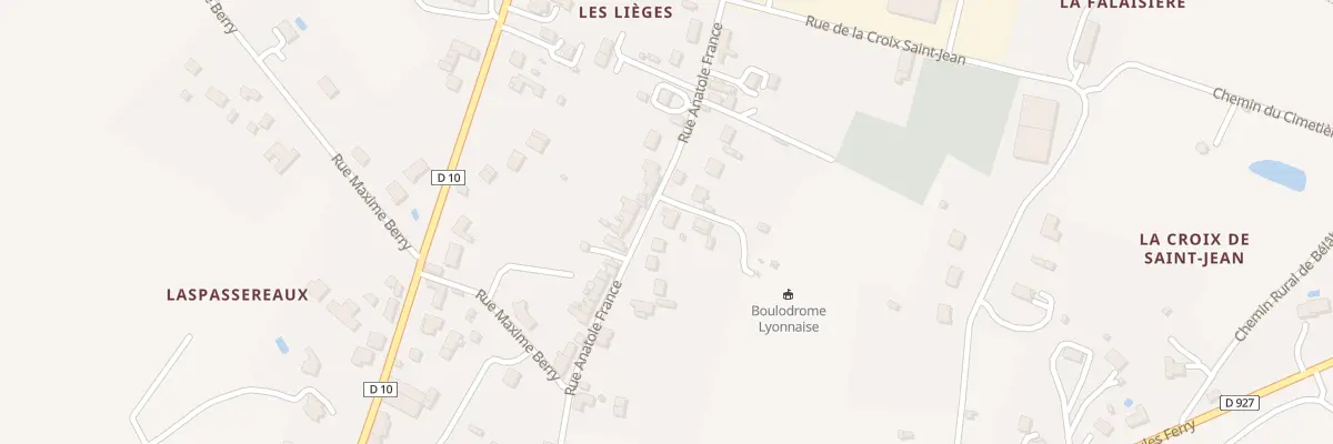 Plan du 30 Rue Anatole France à Bélâbre