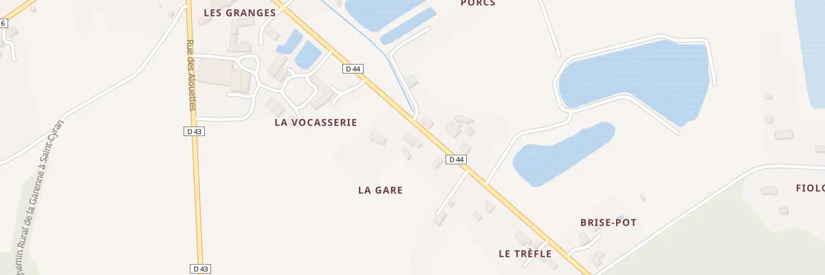Plan du 12 Rue de la Gare à Saint-Michel-en-Brenne