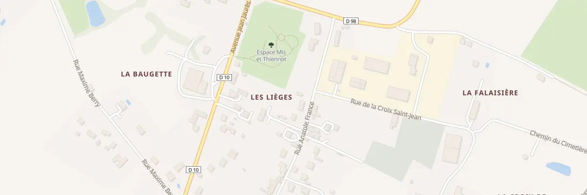 Plan du 41 Rue Anatole France à Bélâbre