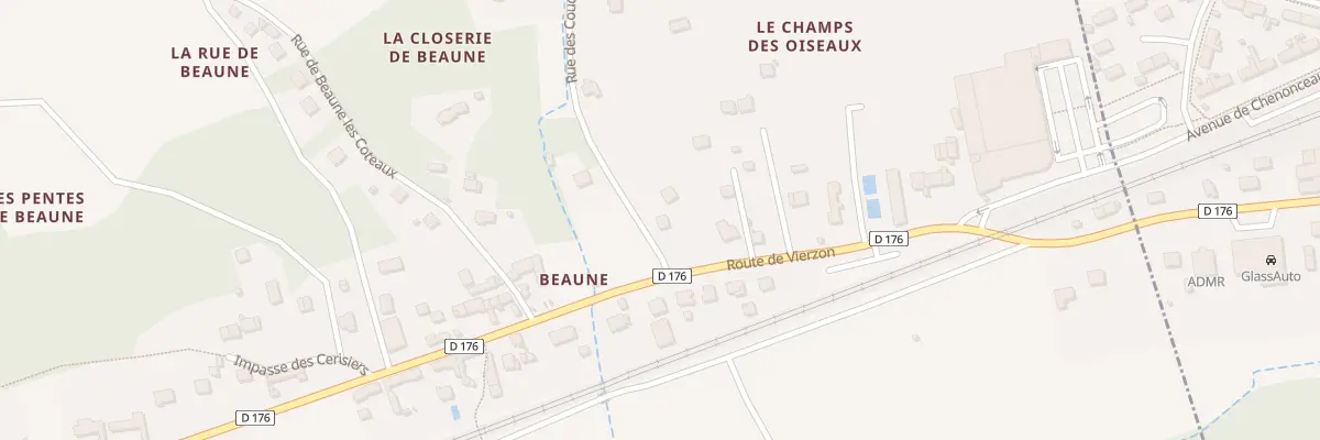 Plan du 2 Rue des Coudrais à Chissay-en-Touraine