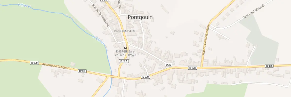 Plan du 9 Rue du Pont de l’Aumône à Pontgouin