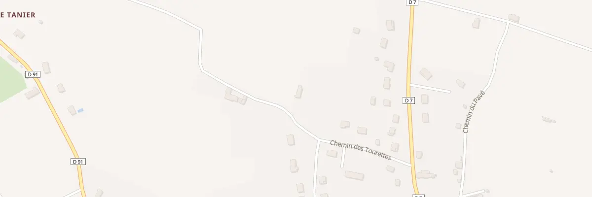 Plan du 8 Che des Tourettes à Magnac-Laval