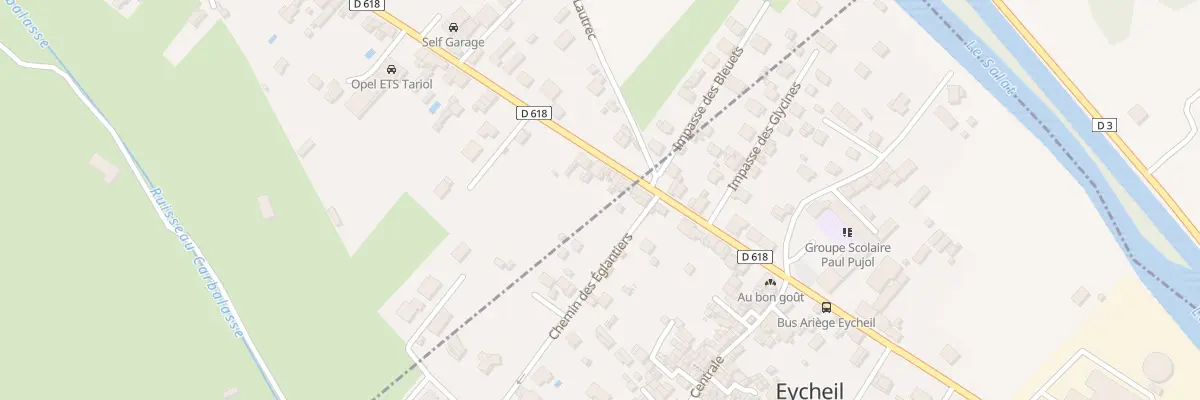 Plan du 92 Av de la Resistance à Eycheil