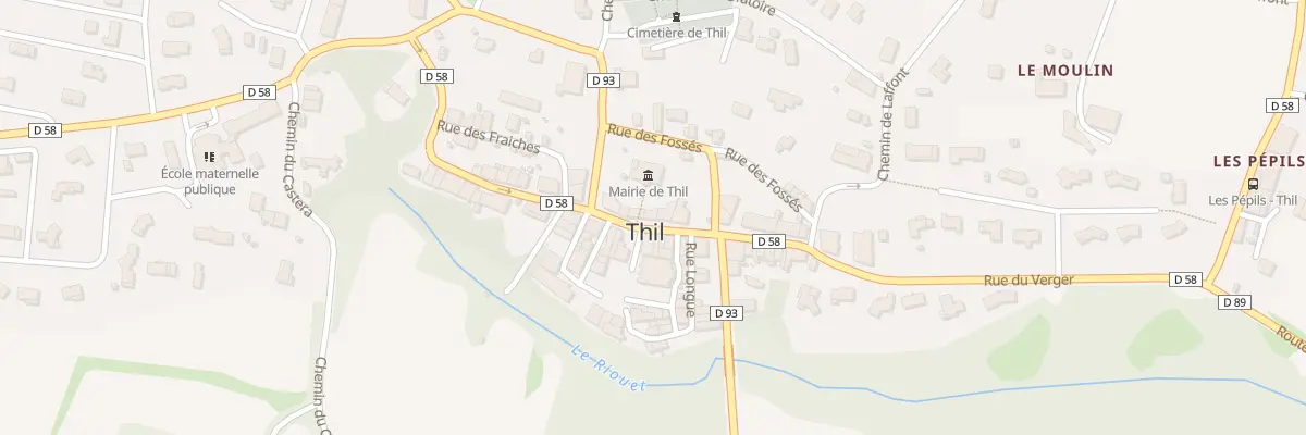 Plan du 13A Le Village à Thil