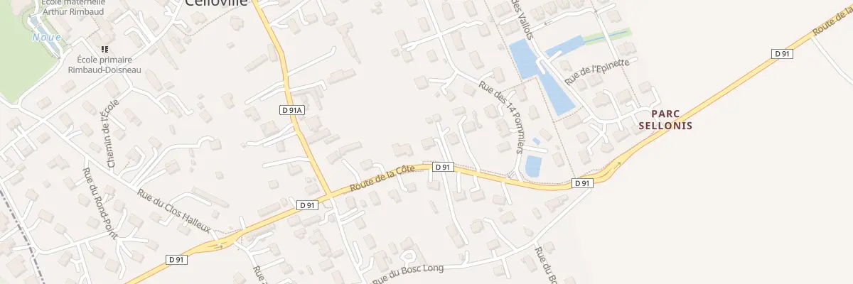 Plan du 11 Rue de la Côte à Saint-Aubin-Celloville