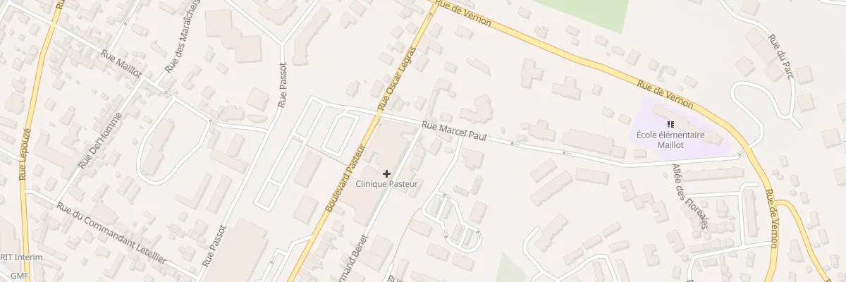 Plan du 38 Rue Marcel Paul à Évreux