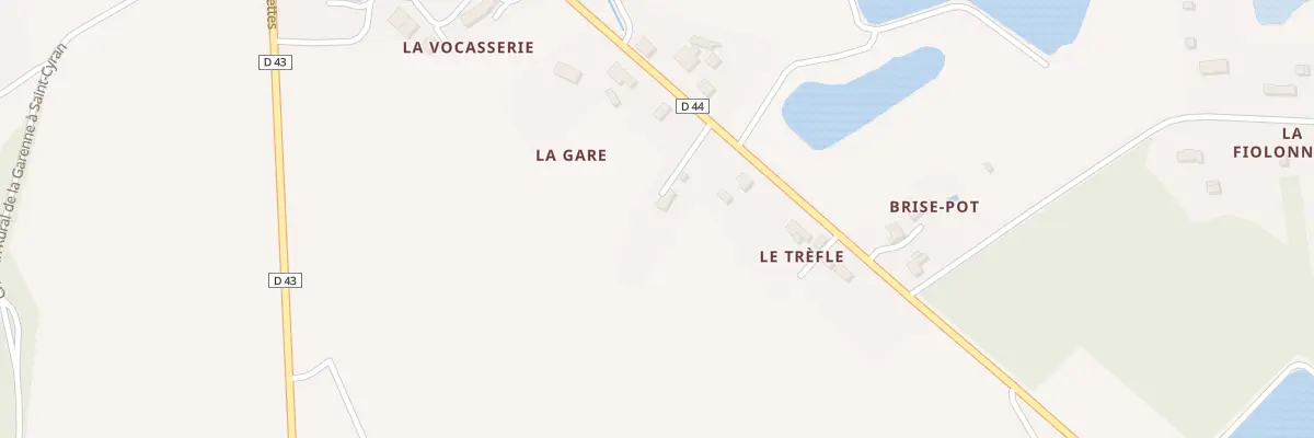 Plan du 16 Rue de la Gare à Saint-Michel-en-Brenne