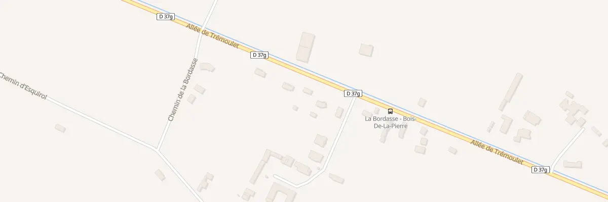 Plan du 5004F La Bordasse à Bois-de-la-Pierre
