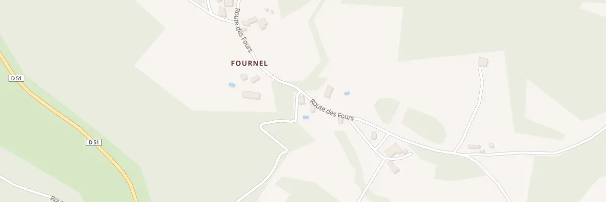 Plan du 61A Fournel Ouest à Campagnac-lès-Quercy