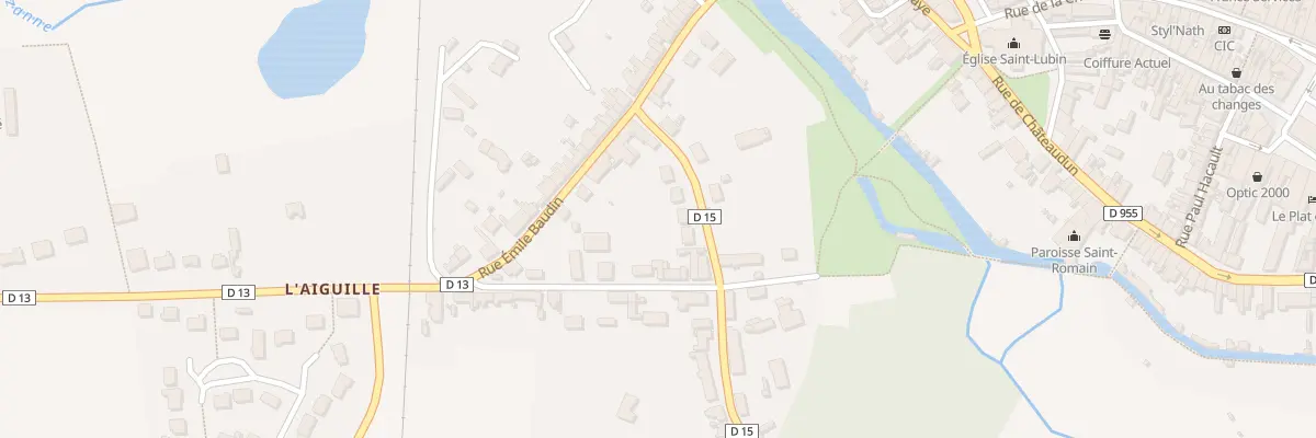 Plan du 14 Rue de Courtalain à Brou