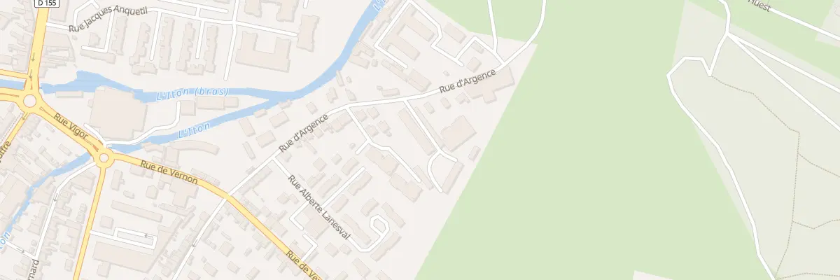 Plan du 32 Rue d’Argence à Évreux