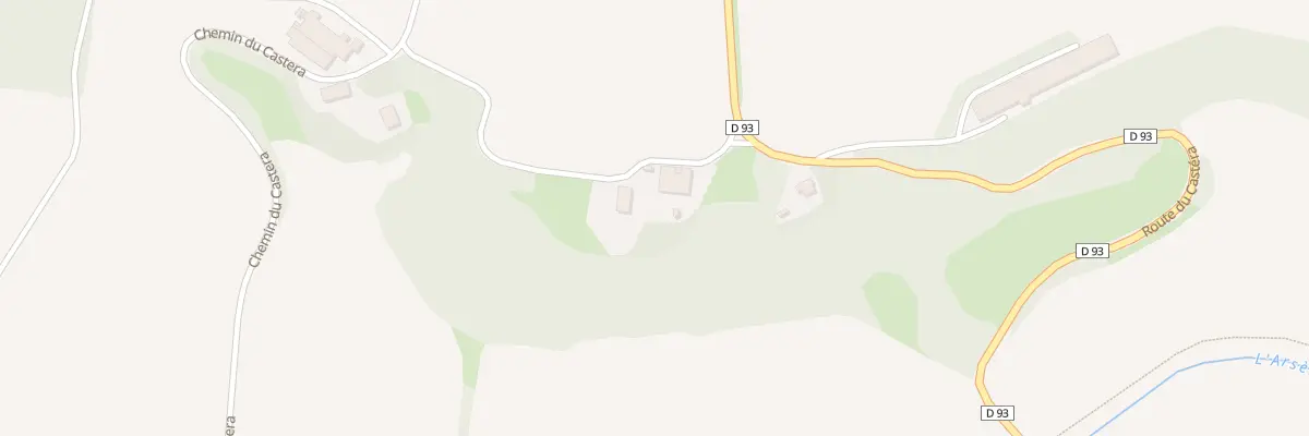 Plan du 620 Rte du Castéra à Thil
