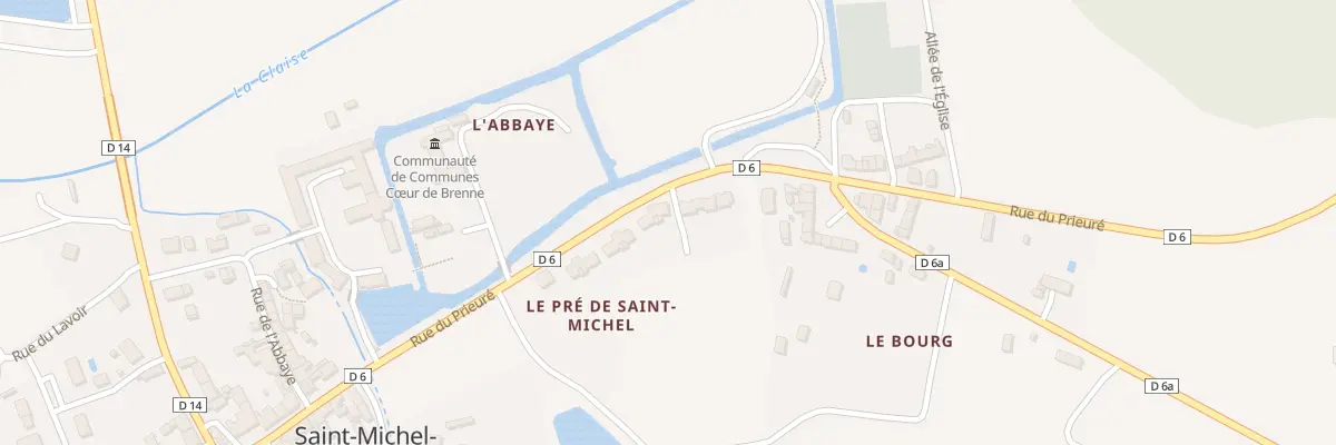 Plan du 14 Rue du Prieuré à Saint-Michel-en-Brenne