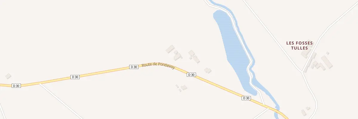 Plan du 23 Rte de Pontlevoy à Vallières-les-Grandes