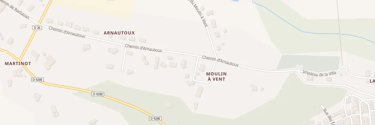 Plan du 5401 Moulin A Vent à Bourret
