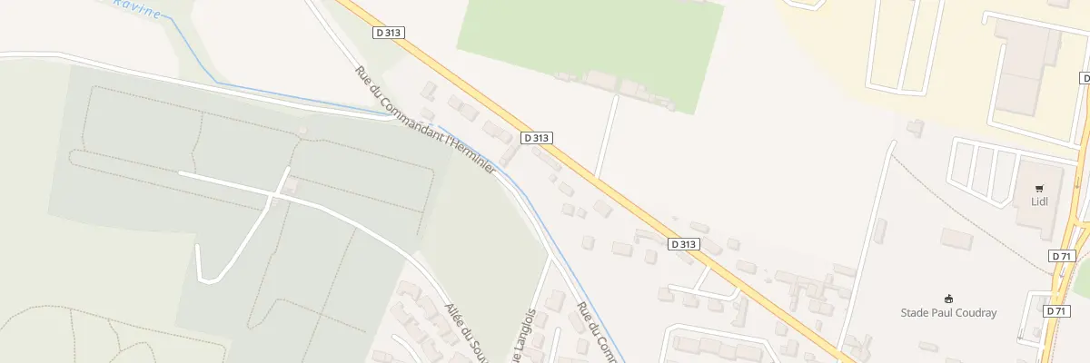 Plan du 26 Av de Lattre de Tassigny à Louviers