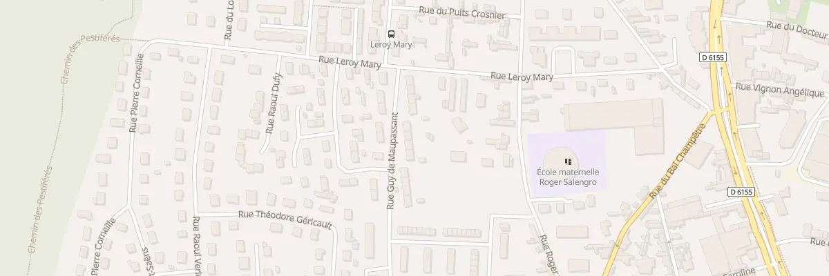 Plan du 11 Rue Guy de Maupassant à Louviers