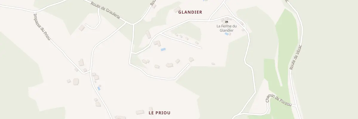 Plan du 130 Che du Glandier à Saint-André-d’Allas