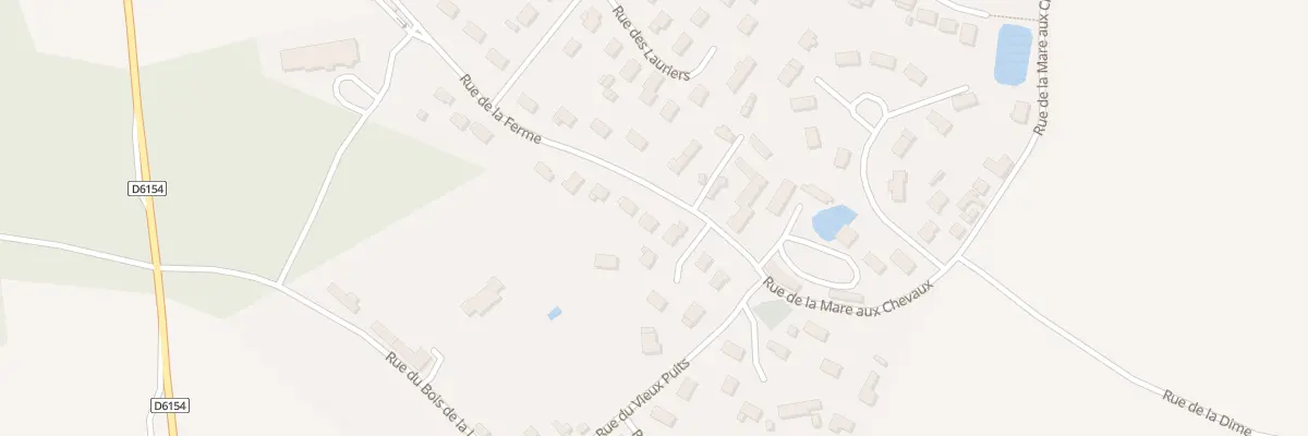 Plan du 1 Rue de la Ferme à Angerville-la-Campagne